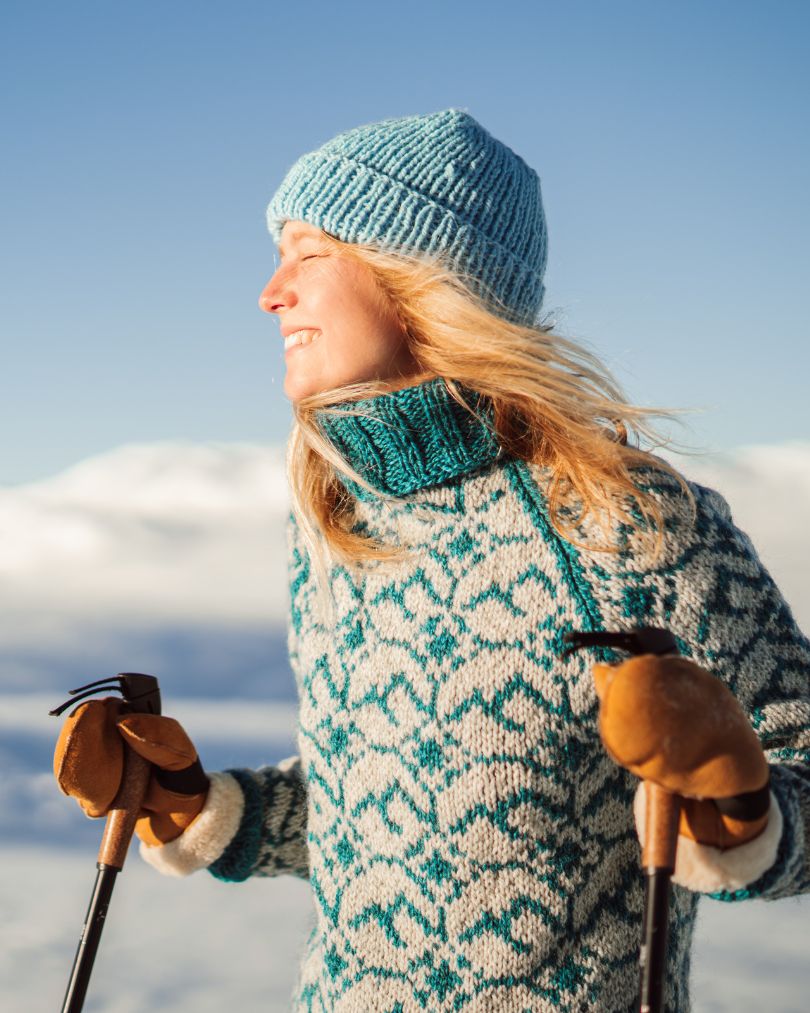 LOFOTFOLK GARNPAKKE TURKIS