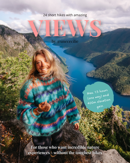 E-BOOK: 24 SHORT HIKES WITH AMAZING VIEWS