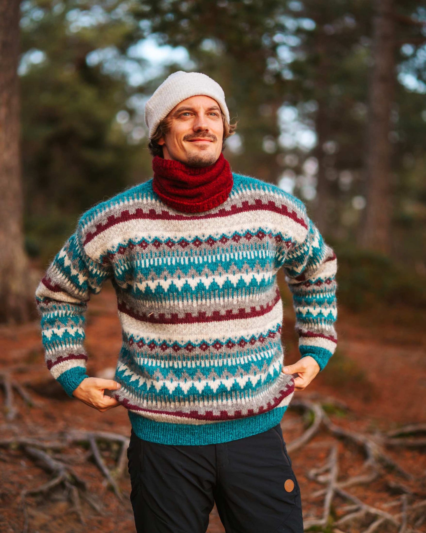 UNE GENSER GARNPAKKE TURKIS