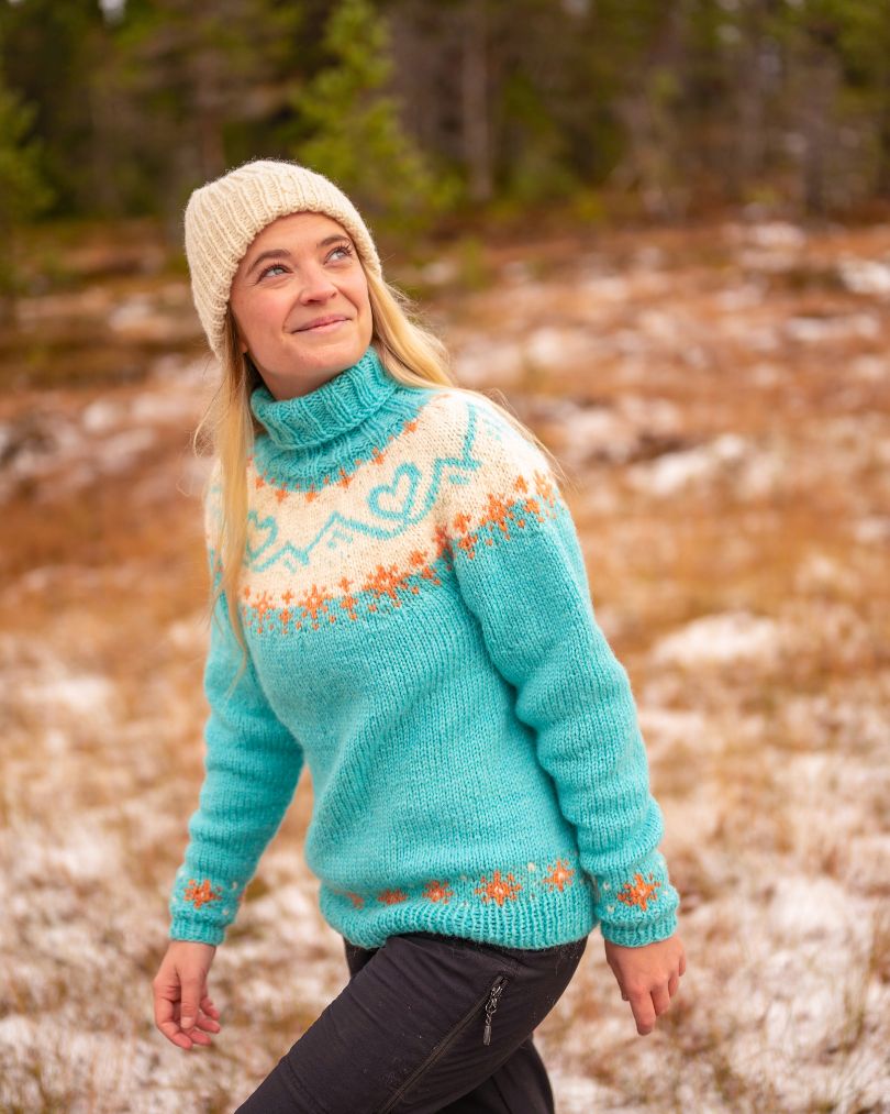 FJELLGENSEREN GARNPAKKE TURKIS