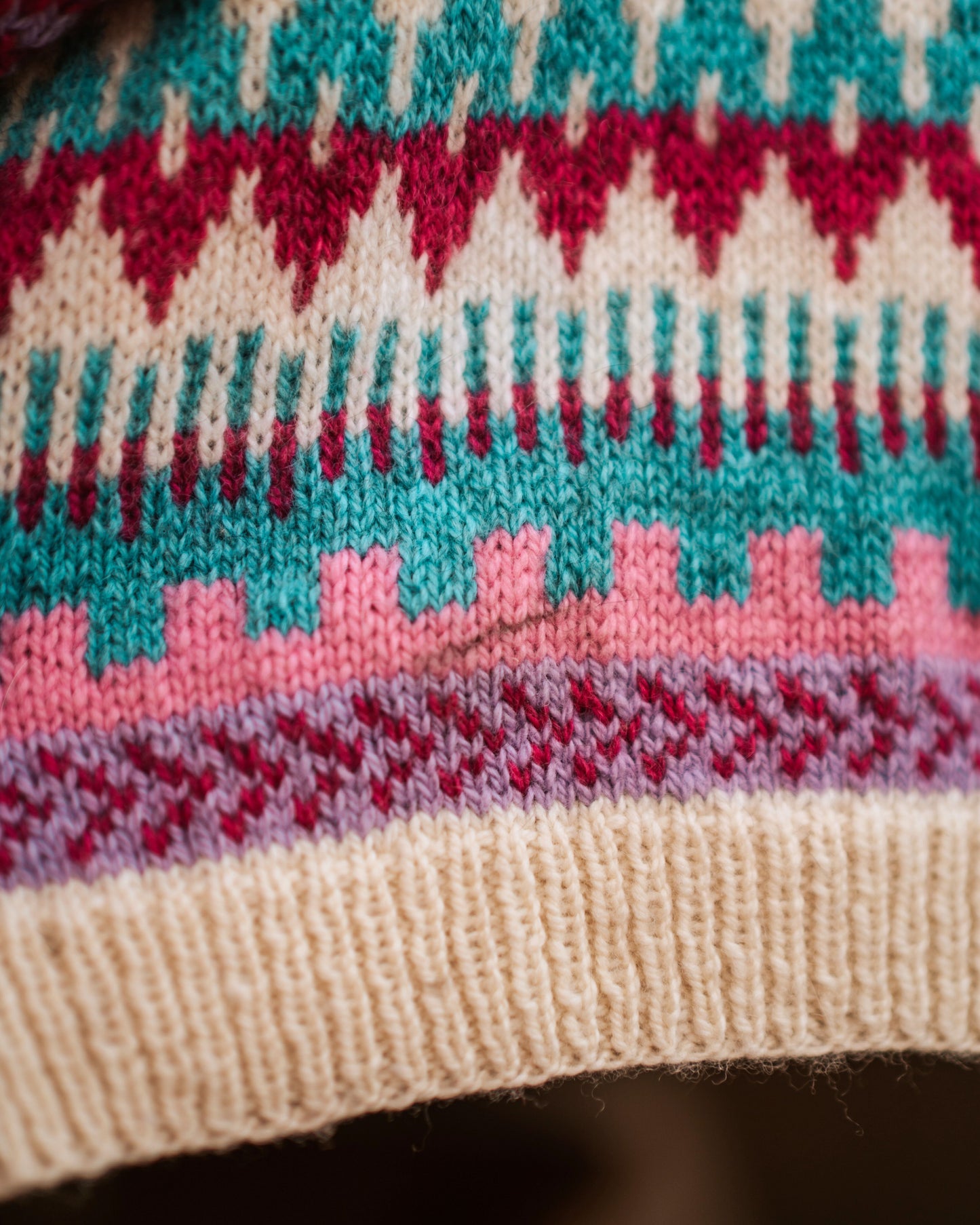 UNE SWEATER WHITE AND BLUE SMALL-MEDIUM