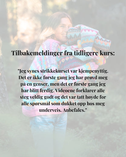 STRIKKEKURS UNE GENSER