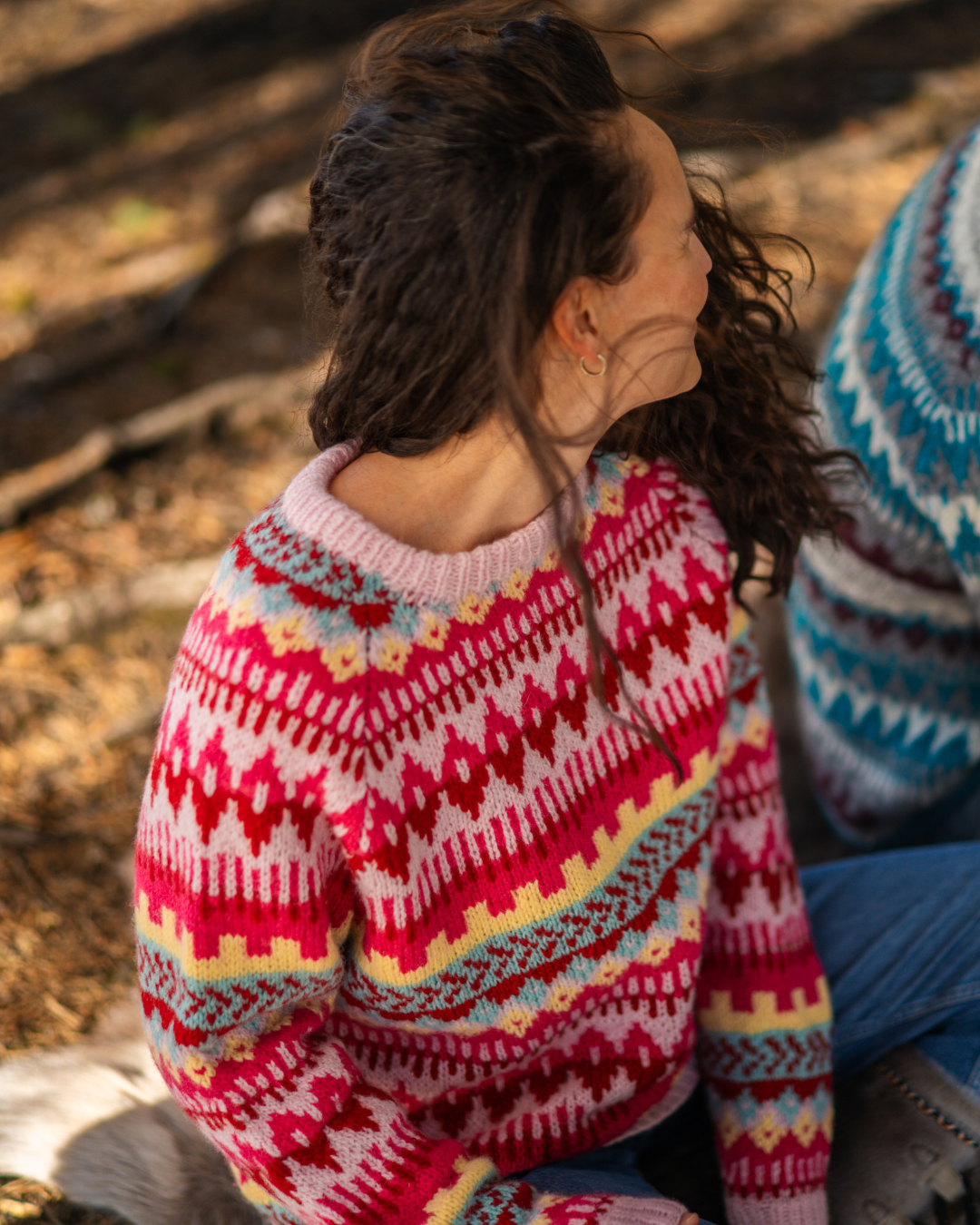 UNE RAGLAN GARNPAKKE ROSA