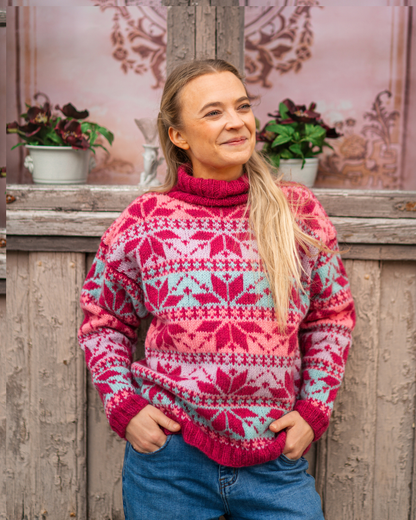 LJOS GARNPAKKE CERISE