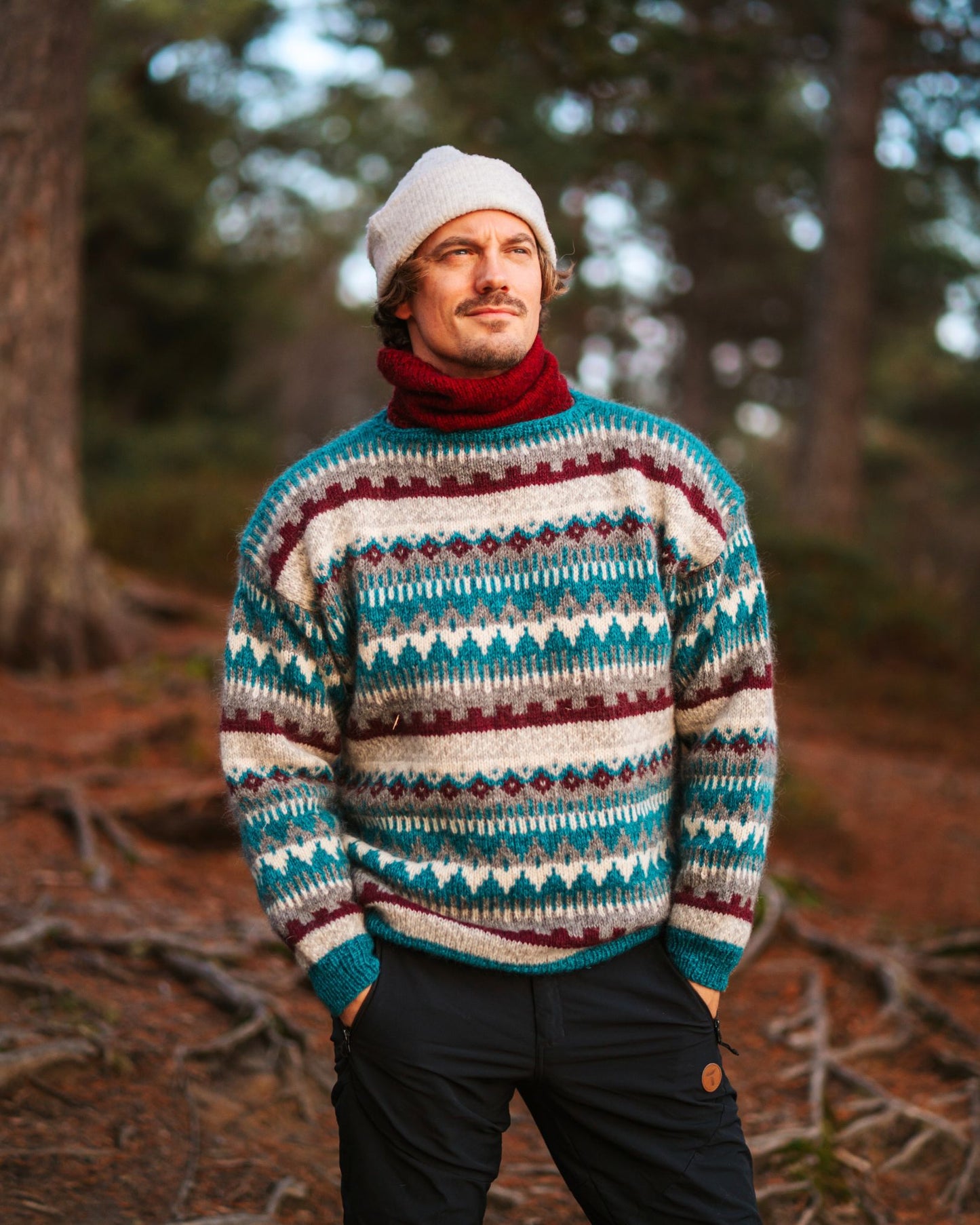 UNE GENSER GARNPAKKE TURKIS