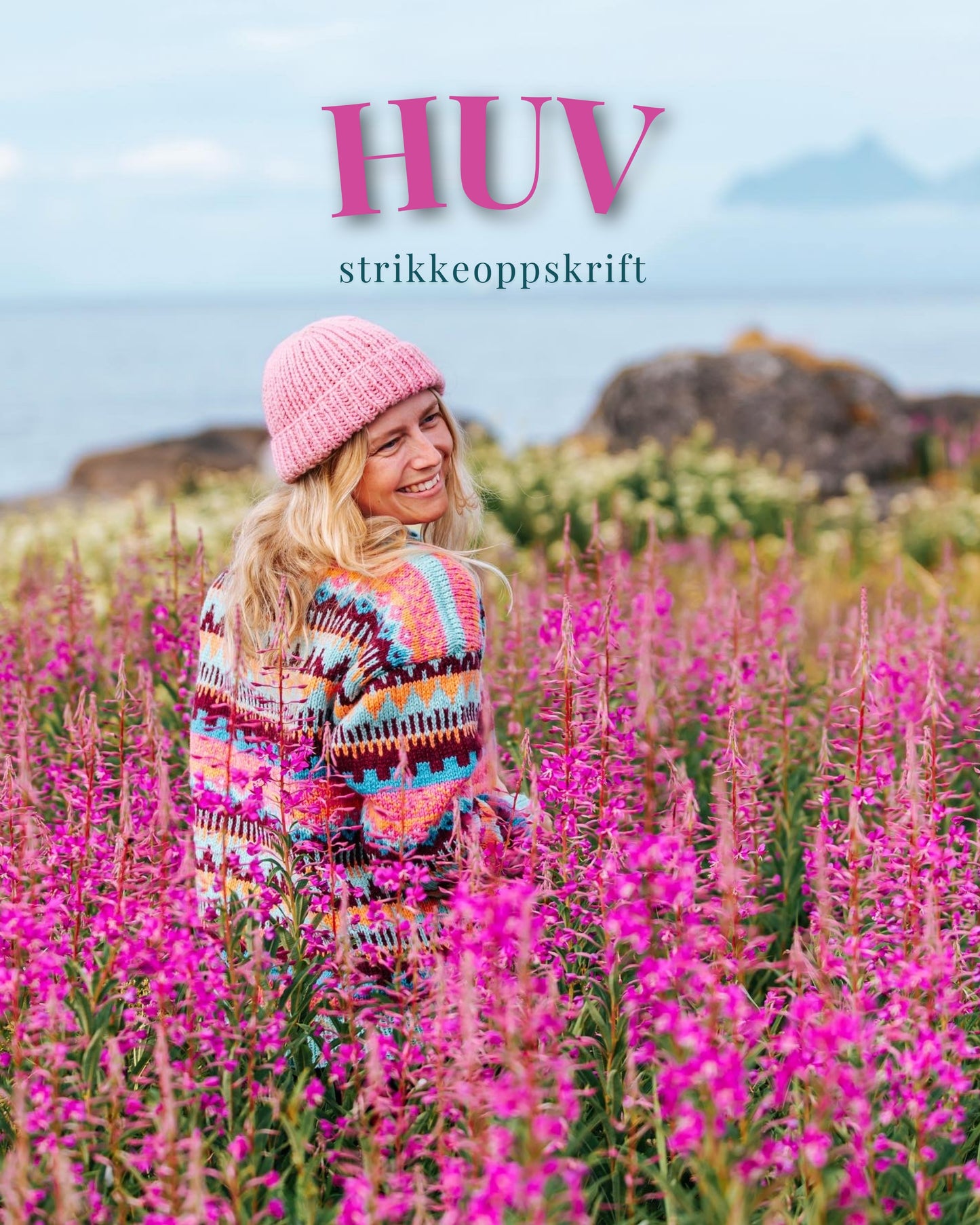 Huv strikkeoppskrift