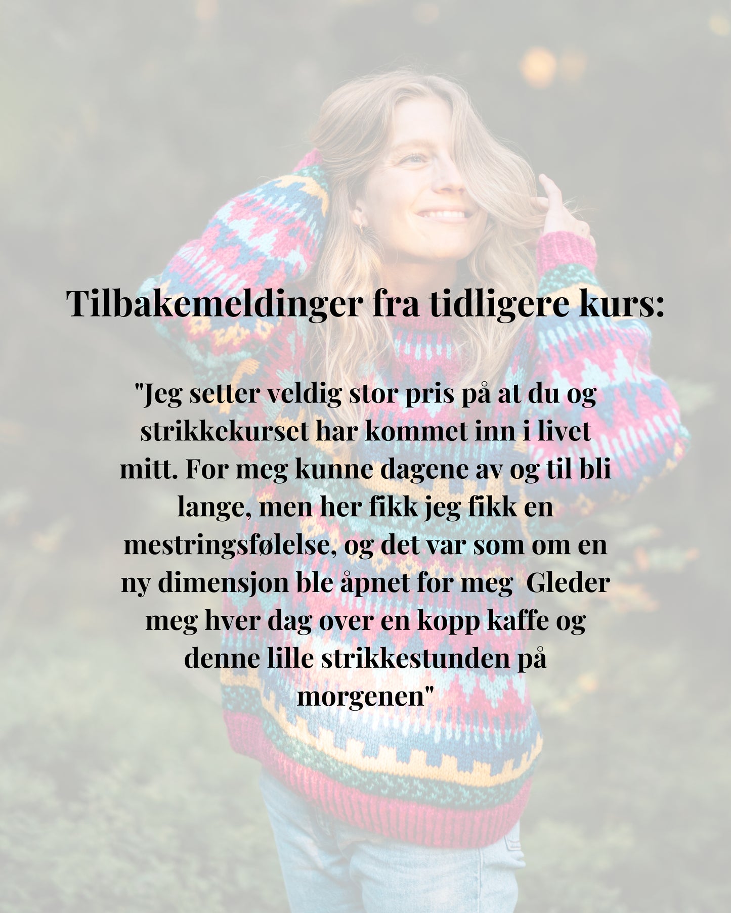 STRIKKEKURS UNE GENSER