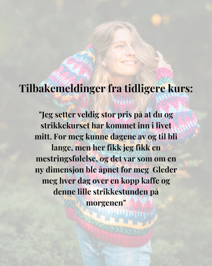 STRIKKEKURS UNE GENSER